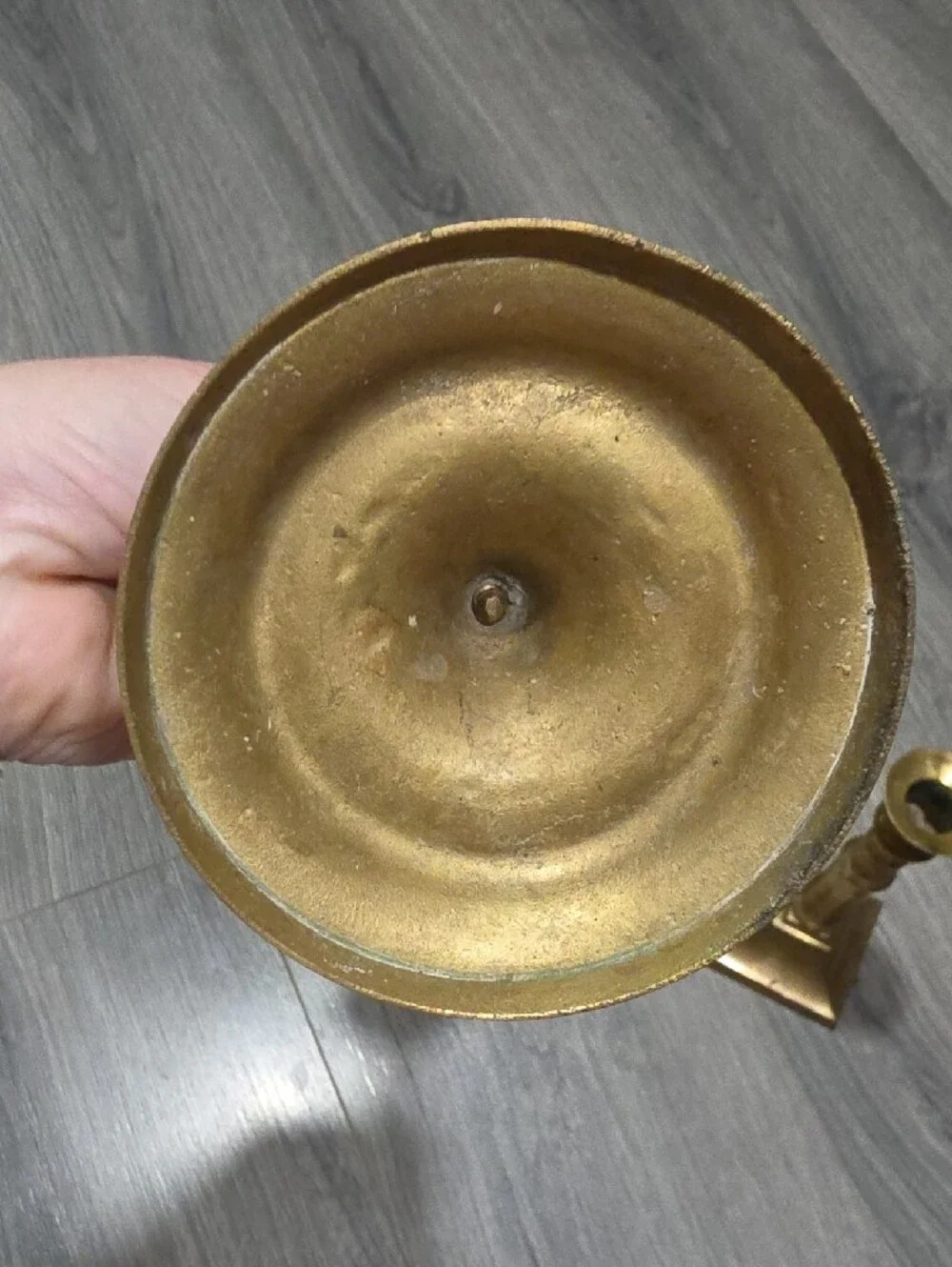 Brass Vintage Candlestick Holders Set Of 2
